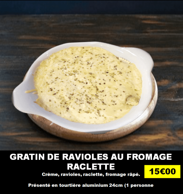 ravioles raclette