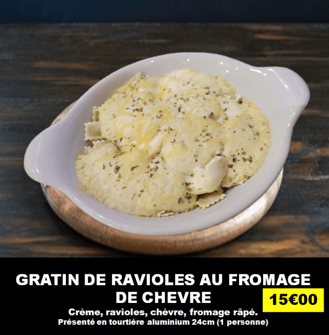 ravioles au fromage de chèvre